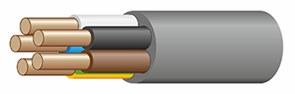 Кабель силовой NYM 5x1.5мм² ГОСТ NYM 5* 1,5 (Псковкабель) Кабель силовой NYM 5x1.5мм² ГОСТ NYM 5* 1,5 (Псковкабель)