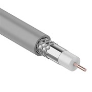 Кабель коаксиальный RG-8X, (75%), 50 Ом, (бух100) серый Rexant 01-2021 Кабель коаксиальный RG-8X, (75%), 50 Ом, (бух100) серый Rexant 01-2021