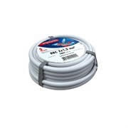 Провод соединительный ПВС 2x1,5 мм², белый, длина 5 метров, ГОСТ 7399-97 Rexant 01-8035-5 Провод соединительный ПВС 2x1,5 мм², белый, длина 5 метров, ГОСТ 7399-97 Rexant 01-8035-5