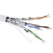 DKC Кабель CAT 6, U/FTP, нг(А)-HF, бухта 305м, белый RN6UFA01WH