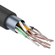 Кабель FTP 4PR 24AWG CAT5e 305м OUTDOOR (В коробке) Rexant 01-0146-1 Кабель FTP 4PR 24AWG CAT5e 305м OUTDOOR (В коробке) Rexant 01-0146-1