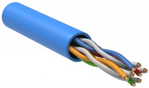 IEK ITK Витая пара U/UTP категории 5E 4х2х24AWG PVC синий (305м) LC1-C5E04-113 IEK ITK Витая пара U/UTP категории 5E 4х2х24AWG PVC синий (305м) LC1-C5E04-113