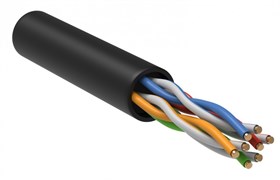 IEK ITK Витая пара U/UTP категории 5E 4x2х24AWG LSZH черный (305м) LC3-C5E04-129 IEK ITK Витая пара U/UTP категории 5E 4x2х24AWG LSZH черный (305м) LC3-C5E04-129