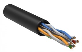 IEK ITK Витая пара U/UTP категории 6 4x2х23AWG LSZH черный (305м) LC3-C604-129 IEK ITK Витая пара U/UTP категории 6 4x2х23AWG LSZH черный (305м) LC3-C604-129
