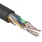 Кабель витая пара U/UTP, категория 5e, ZH нг(А)-HF, 4PR, 24AWG, внутренний, серый, 305 м Rexant 01-0069 Кабель витая пара U/UTP, категория 5e, ZH нг(А)-HF, 4PR, 24AWG, внутренний, серый, 305 м Rexant 01-0069