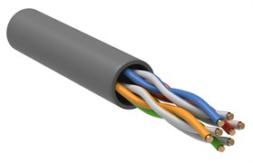 Витая пара U/UTP 5E 24AWG 4PR LSZH 1м серый 100м РФ GENERICA BC1-C5E04-121-100-R-G Витая пара U/UTP 5E 24AWG 4PR LSZH 1м серый 100м РФ GENERICA BC1-C5E04-121-100-R-G