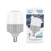 Gauss Лампа Elementary T160 100W 9500lm 6500K E40 LED 63430 Gauss Лампа Elementary T160 100W 9500lm 6500K E40 LED 63430
