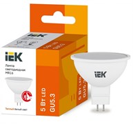 IEK Лампа светодиодная ECO MR16 софит 5Вт 230В 3000К GU5.3 LLE-MR16-5-230-30-GU5 IEK Лампа светодиодная ECO MR16 софит 5Вт 230В 3000К GU5.3 LLE-MR16-5-230-30-GU5