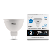 Gauss Лампа Elementary MR16 11W 850lm 6500K GU5.3 LED 13531 Gauss Лампа Elementary MR16 11W 850lm 6500K GU5.3 LED 13531