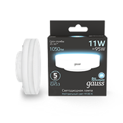 Gauss Лампа GX53 11W 1050lm 4100K LED 108008211 Gauss Лампа GX53 11W 1050lm 4100K LED 108008211