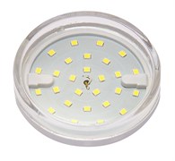 Jazzway Лампа светодиодная (LED) «таблетка» d75мм GX53 100° 6Вт 220-230В прозрачная тепло-белая желтая 3000К .2851970 Jazzway Лампа светодиодная (LED) «таблетка» d75мм GX53 100° 6Вт 220-230В прозрачная тепло-белая желтая 3000К .2851970