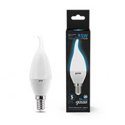 Gauss Лампа Свеча на ветру 9.5W 950lm 6500K E14 LED 1/10/50 104101310 Gauss Лампа Свеча на ветру 9.5W 950lm 6500K E14 LED 1/10/50 104101310