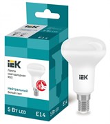 IEK Лампа светодиодная ECO R50 рефлектор 5Вт 230В 4000К E14 LLE-R50-5-230-40-E14 IEK Лампа светодиодная ECO R50 рефлектор 5Вт 230В 4000К E14 LLE-R50-5-230-40-E14