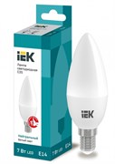 IEK Лампа светодиодная ECO C35 свеча 7Вт 230В 4000К E14 LLE-C35-7-230-40-E14 IEK Лампа светодиодная ECO C35 свеча 7Вт 230В 4000К E14 LLE-C35-7-230-40-E14