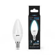 Gauss Лампа Свеча 9.5W 950lm 6500К E14 LED 1/10/100 103101310 Gauss Лампа Свеча 9.5W 950lm 6500К E14 LED 1/10/100 103101310
