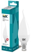 IEK Лампа светодиодная ECO CB35 свеча на ветру 5Вт 230В 4000К E14 LLE-CB35-5-230-40-E14 IEK Лампа светодиодная ECO CB35 свеча на ветру 5Вт 230В 4000К E14 LLE-CB35-5-230-40-E14