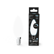 Gauss Лампа Filament Свеча 9W 610lm 4100К Е14 milky диммируемая LED 103201209-D Gauss Лампа Filament Свеча 9W 610lm 4100К Е14 milky диммируемая LED 103201209-D
