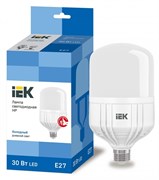 IEK Лампа светодиодная HP 30Вт 230В 6500К E27 LLE-HP-30-230-65-E27 IEK Лампа светодиодная HP 30Вт 230В 6500К E27 LLE-HP-30-230-65-E27