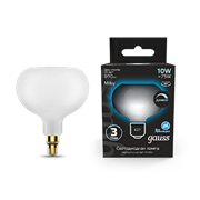 Gauss Лампа Filament А190 10W 890lm 4100К Е27 milky диммируемая LED 1017802210-D Gauss Лампа Filament А190 10W 890lm 4100К Е27 milky диммируемая LED 1017802210-D