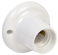 IEK Патрон потолочный Е27 пластик белый EPP12-04-01-K01