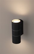 ЭРА WL28 BK Светильник Декоративная подсветка 2*GU10 MAX35W IP54 черный Б0034634 ЭРА WL28 BK Светильник Декоративная подсветка 2*GU10 MAX35W IP54 черный Б0034634