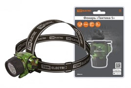 TDM ФонарьТактика 5", налобный 12+2 LED, 94 лм, бат. 3*AАА," SQ0350-0096 TDM ФонарьТактика 5", налобный 12+2 LED, 94 лм, бат. 3*AАА," SQ0350-0096