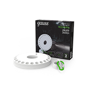 Gauss Фонарь кемпинговый модель GFL003 24LED 300lm 3xAA белый магнит и карабин LED 1/12/72 GF003 Gauss Фонарь кемпинговый модель GFL003 24LED 300lm 3xAA белый магнит и карабин LED 1/12/72 GF003
