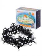 TDM Гирлянда светодиодная "Шарики" 100LED, 10м, многоцвет., каучук чер., посл.подключ., 250 В, IP65, SQ0361-0065 TDM Гирлянда светодиодная "Шарики" 100LED, 10м, многоцвет., каучук чер., посл.подключ., 250 В, IP65, SQ0361-0065