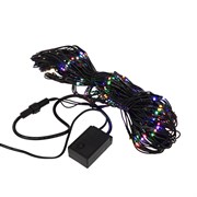 NEON-NIGHT Гирлянда "Сеть" 1х1,5м, черный ПВХ, 160 LED Мультиколор 215-119 NEON-NIGHT Гирлянда "Сеть" 1х1,5м, черный ПВХ, 160 LED Мультиколор 215-119