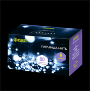ФАZA Гирлянда AC-G02-80W, 80 бел. LED, 8.8 м., 8 реж., 220В .5047716 ФАZA Гирлянда AC-G02-80W, 80 бел. LED, 8.8 м., 8 реж., 220В .5047716