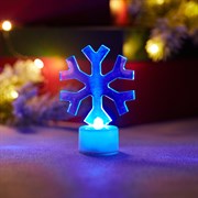 NEON-NIGHT Фигура светодиодная на подставке "Снежинка", RGB 501-055 NEON-NIGHT Фигура светодиодная на подставке "Снежинка", RGB 501-055