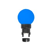 NEON-NIGHT Лампа шар 6 LED для белт-лайта, цвет: Синий, Ø45мм, синяя колба 405-143 NEON-NIGHT Лампа шар 6 LED для белт-лайта, цвет: Синий, Ø45мм, синяя колба 405-143
