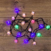 NEON-NIGHT Гирлянда светодиодная "Кубики" 20 LED МУЛЬТИКОЛОР 2,8 метра с контроллером 303-061 NEON-NIGHT Гирлянда светодиодная "Кубики" 20 LED МУЛЬТИКОЛОР 2,8 метра с контроллером 303-061