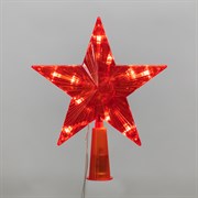 NEON-NIGHT Светодиодная фигура на елку Звезда красная 15см, 10LED, постоянное свечение, 230В 501-007 NEON-NIGHT Светодиодная фигура на елку Звезда красная 15см, 10LED, постоянное свечение, 230В 501-007