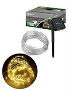 TDM Гирлянда CCГ-112 "Роса" на солнечной батарее, 10 м, 100 LED, теплый белый, IP54 SQ0330-0199 TDM Гирлянда CCГ-112 "Роса" на солнечной батарее, 10 м, 100 LED, теплый белый, IP54 SQ0330-0199