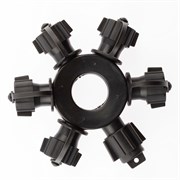 ЭРА ERAPS-OR Круговой разветвитель для гирлянд, IP65, d13 см, 6 гнезд (1 вход, 5 выходов), черный, каучук, 220В Б0051885 ЭРА ERAPS-OR Круговой разветвитель для гирлянд, IP65, d13 см, 6 гнезд (1 вход, 5 выходов), черный, каучук, 220В Б0051885