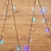 NEON-NIGHT Гирлянда "Шарики" Ø18мм 5м, темно-зеленый ПВХ, 30 диодов, цвет RGB 303-549 NEON-NIGHT Гирлянда "Шарики" Ø18мм 5м, темно-зеленый ПВХ, 30 диодов, цвет RGB 303-549