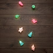 NEON-NIGHT Гирлянда светодиодная «Новый год» 1,5 м, прозрачный ПВХ, 10 LED, теплый белый, питание 2 х АА (батарейки не в комплекте) 303-081 NEON-NIGHT Гирлянда светодиодная «Новый год» 1,5 м, прозрачный ПВХ, 10 LED, теплый белый, питание 2 х АА (батарейки не в комплекте) 303-081