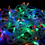NEON-NIGHT Гирлянда Нить 10м, постоянное свечение, прозрачный ПВХ, 24В, цвет: Мультиколор 305-159 NEON-NIGHT Гирлянда Нить 10м, постоянное свечение, прозрачный ПВХ, 24В, цвет: Мультиколор 305-159