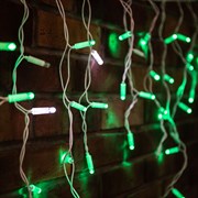 NEON-NIGHT Гирлянда "Айсикл" 4,8х0,6 м, с эффектом мерцания, белый ПВХ, 176LED, цвет: Зелёный, 230В 255-164 NEON-NIGHT Гирлянда "Айсикл" 4,8х0,6 м, с эффектом мерцания, белый ПВХ, 176LED, цвет: Зелёный, 230В 255-164