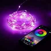ЭРА ЕGNIG - PU-1 Гирлянда Нить с пультом, RGB, 10 м, 220 V, с таймер, с музыкой, с упр. через моб. прилож., длина провод Б0055993 ЭРА ЕGNIG - PU-1 Гирлянда Нить с пультом, RGB, 10 м, 220 V, с таймер, с музыкой, с упр. через моб. прилож., длина провод Б0055993
