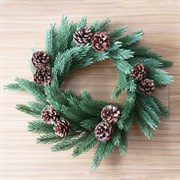 NEON-NIGHT Еловый венок с шишками Ø 45см, Литой 307-144 NEON-NIGHT Еловый венок с шишками Ø 45см, Литой 307-144