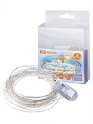 TDM Гирлянда светодиодная "Роса20" 20LED, 2м, 3000К, 2хCR2032 , SQ0361-0054 TDM Гирлянда светодиодная "Роса20" 20LED, 2м, 3000К, 2хCR2032 , SQ0361-0054