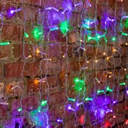 NEON-NIGHT Гирлянда "Светодиодный Дождь" 2х1,5м, постоянное свечение, прозрачный провод, 230 В, диоды МУЛЬТИ, 192 LED 235-309-6 NEON-NIGHT Гирлянда "Светодиодный Дождь" 2х1,5м, постоянное свечение, прозрачный провод, 230 В, диоды МУЛЬТИ, 192 LED 235-309-6