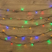 NEON-NIGHT Гирлянда "Твинкл Лайт" 6 м, темно-зеленый ПВХ, 40 LED, цвет мультиколор 303-029 NEON-NIGHT Гирлянда "Твинкл Лайт" 6 м, темно-зеленый ПВХ, 40 LED, цвет мультиколор 303-029