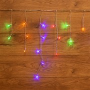 NEON-NIGHT Гирлянда Айсикл (бахрома) светодиодный, 1,8 х 0,5 м, прозрачный провод, 230 В, диоды МУЛЬТИКОЛОР 255-019 NEON-NIGHT Гирлянда Айсикл (бахрома) светодиодный, 1,8 х 0,5 м, прозрачный провод, 230 В, диоды МУЛЬТИКОЛОР 255-019
