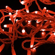 NEON-NIGHT Гирлянда Нить 10м, с эффектом мерцания, белый ПВХ, 230В, цвет: Красный 305-262 NEON-NIGHT Гирлянда Нить 10м, с эффектом мерцания, белый ПВХ, 230В, цвет: Красный 305-262