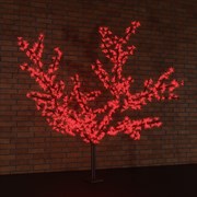 NEON-NIGHT Светодиодное дерево "Сакура", высота 1,5м, диаметр кроны 1,8м, красные светодиоды, IP 65, понижающий трансформатор в комплекте, 531-102 NEON-NIGHT Светодиодное дерево "Сакура", высота 1,5м, диаметр кроны 1,8м, красные светодиоды, IP 65, понижающий трансформатор в комплекте, 531-102