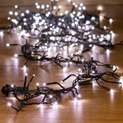 NEON-NIGHT Гирлянда «Кластер LED» 3 м, темно-зеленый ПВХ IP20, 288 диодов, цвет белый 303-625 NEON-NIGHT Гирлянда «Кластер LED» 3 м, темно-зеленый ПВХ IP20, 288 диодов, цвет белый 303-625