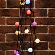 NEON-NIGHT Гирлянда "Мультишарики" Ø38 мм, 10 м, черный ПВХ, 40 диодов, цвет RGB 303-579 NEON-NIGHT Гирлянда "Мультишарики" Ø38 мм, 10 м, черный ПВХ, 40 диодов, цвет RGB 303-579